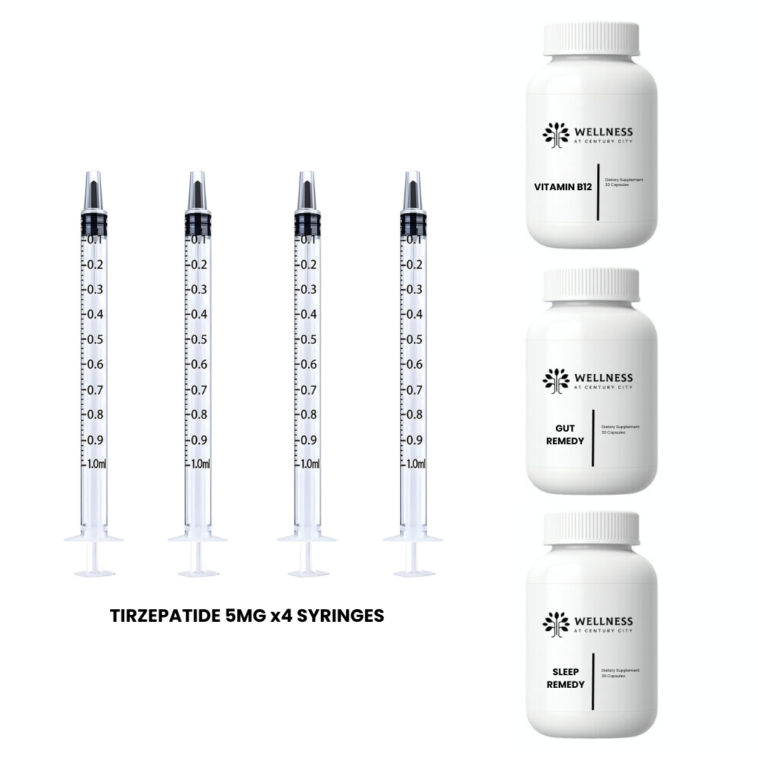 HOLISTIC TIRZEPATIDE WELLNESS SUITE -5mg WEEKLY x 4 WEEKS