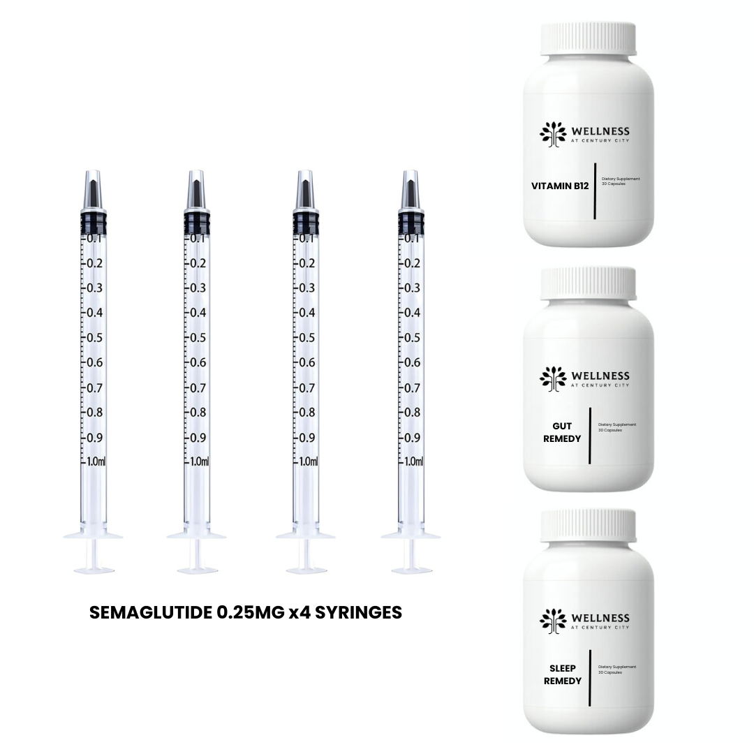HOLISTIC SEMAGLUTIDE WELLNESS SUITE -0.25mg WEEKLY x 4 WEEKS